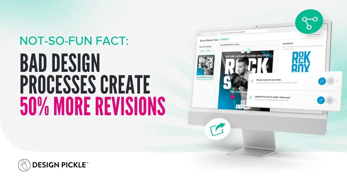 Not-so-fun-fact: Bad Design Processes Create 50% More Revisions